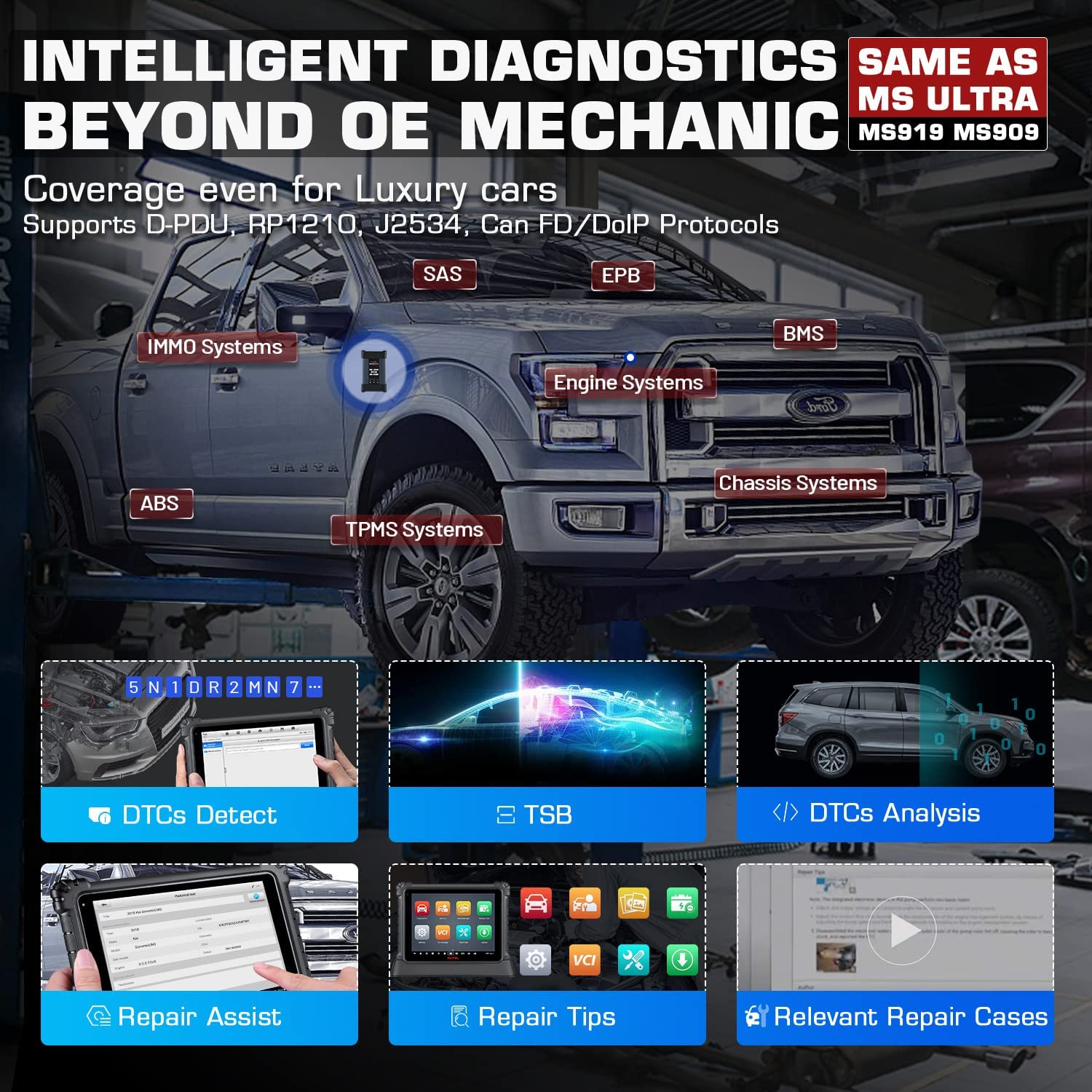 Autel Maxisys Ultra Lite 2022 is intelligent diagnostics tool