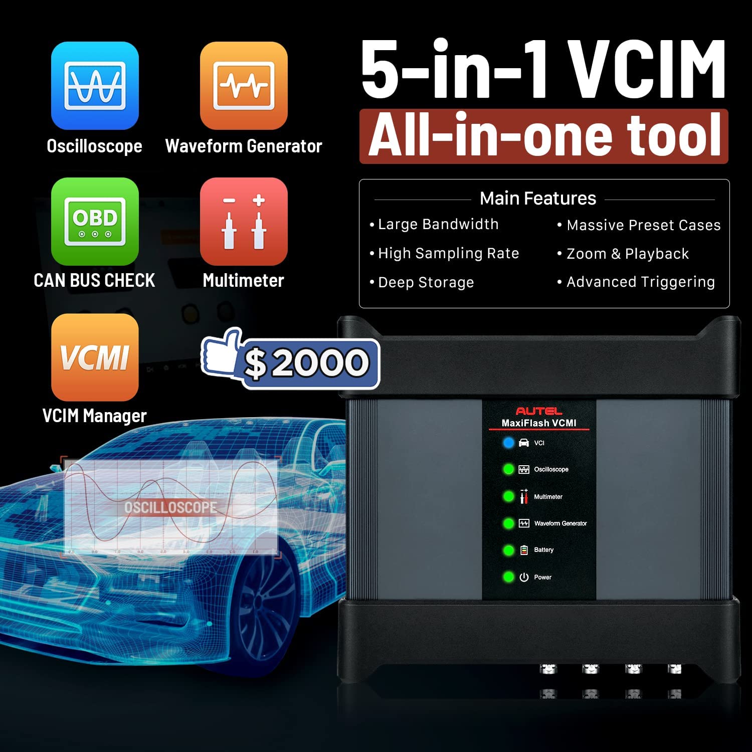 Autel Scanner MaxiSys Ultra, Top Car Intelligent Diagnostic Scan Tool ...